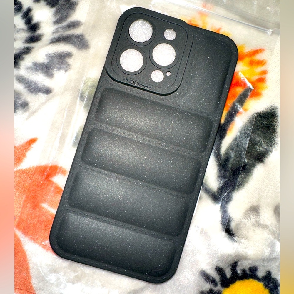 🔥 3/15 SALE 🔥 Black Down Jacket Puffer Phone Case - iPhone 13 Pro